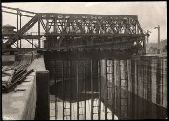 View of the Panama Canal during construction, 1912 or 1913